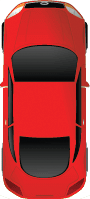 icon of a red car
